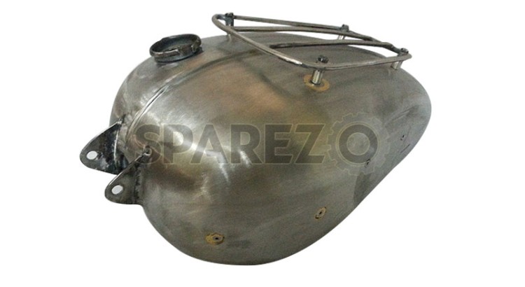 Triumph Trophy TR7 PRE-Unit 1950s Gas Fuel Petrol Tank With Parcel Grid - SPAREZO