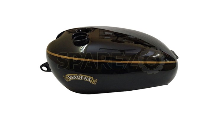 Brand New Vincent Black Painted Petrol Tank Black Finish - SPAREZO