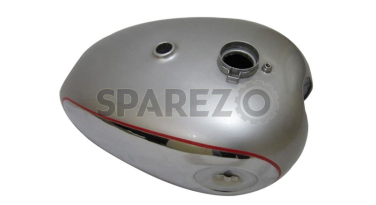 BSA Goldstar DBD32 DBD34 Gas Fuel Petrol Tank Silver Painted & Chromed - SPAREZO