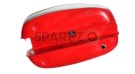 60S Reproduction BSA C15 B40 SS80 SS90 Red Paint + Chrome Plated Petrol Tank HQ - SPAREZO