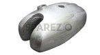 BSA B25 B40 B44 B50 Victor Trials Scrambler Gas Fuel Petrol Tank - Raw Steel Iron - SPAREZO