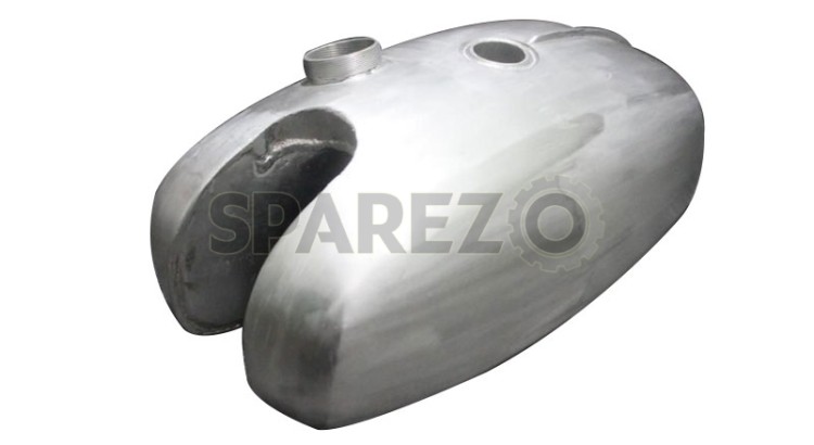 BSA B25 B40 B44 B50 Victor Trials Scrambler Gas Fuel Petrol Tank - Raw Steel Iron - SPAREZO