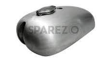 BSA Spitfire A65 2 Gallon Gas Fuel Petrol Tank Raw Steel Iron - With Fuel Cap - SPAREZO