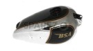 New Chrome Plated Black Paint Petrol Gas Tank For BSA M20 1930's Civilian Model - SPAREZO