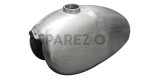 BSA Triumph B40 B44 B50 Trial Scrambler Raw Steel Iron Gas Fuel Petrol Tank - SPAREZO