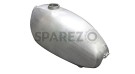 BSA Triumph B40 B44 B50 Trial Scrambler Raw Steel Iron Gas Fuel Petrol Tank - SPAREZO