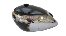 New Matchless Chrome And Black Painted Steel Gas Fuel Petrol Tank - SPAREZO