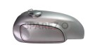 New Norton MANX Triton Silver Painted Petrol Tank With Cap - SPAREZO