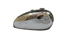 New BSA A7 A10 Black Painted Chrome Gas Fuel Petrol Tank - SPAREZO