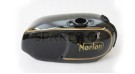 New Norton Commando Roadster Black Painted Gas Fuel Petrol Tank - SPAREZO