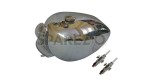 Royal Enfield Constellation Chrome Steel Fuel Tank 1960's With Cap - SPAREZO