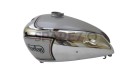 New Norton ES2 Silver Painted Chrome Gas Fuel Petrol Tank - SPAREZO