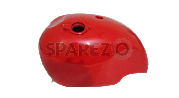 New BSA A65 Spitfire 4 Gallon Red Painted Steel Gas Fuel Petrol Tank - SPAREZO