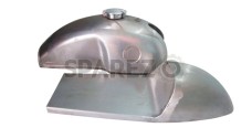 Benelli Mojave Cafe Racer Raw Fuel Tank With Seat Hood + Monzacap - SPAREZO