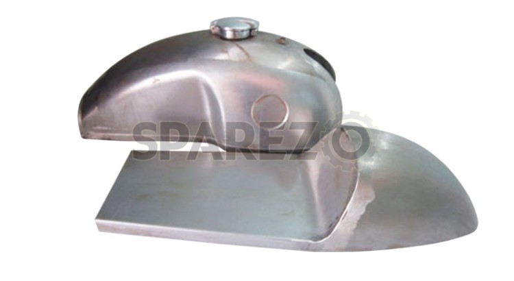 Benelli Mojave Cafe Racer Raw Fuel Tank With Seat Hood + Monzacap - SPAREZO