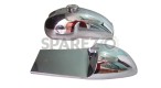 Benelli Mojave Cafe Racer 260 360 Chrome Petrol Tank Seat Hood With Monza Cap - SPAREZO
