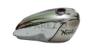 Norton Model 7 Dominator Chromed + Painted Gas Fuel Petrol Steel Tank - SPAREZO