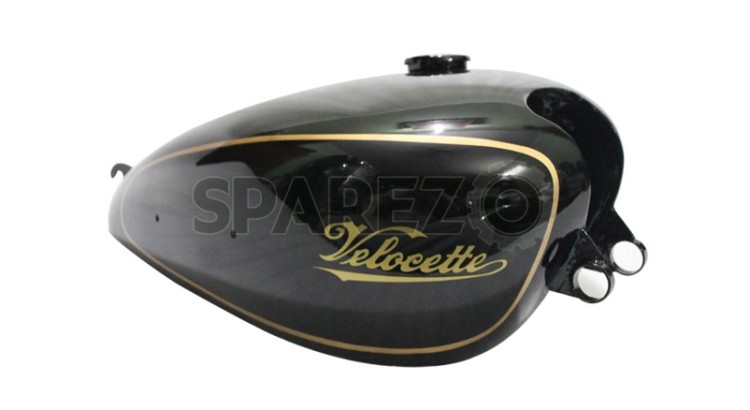 Velocette Mac Motorcycle Fuel Gas Petrol Tank Repro Painted Pinstriped W/ Decals - SPAREZO