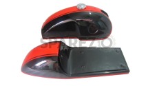 New Benelli Mojave Cafe Racer Dual Painted Fuel Tank With Cap & Seat Hood & Tap - SPAREZO