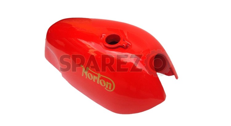 Norton Fastback Commando Red Painted Petrol Fuel Tank - SPAREZO