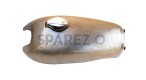 Norton Commando Fastback Petrol Fuel Gas Tank Raw With Chrome Cap & Petrol Taps - SPAREZO