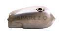 Norton Commando Fastback Petrol Fuel Gas Tank Raw With Chrome Cap & Petrol Taps - SPAREZO