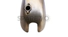 Norton Commando Fastback Petrol Fuel Gas Tank Raw With Chrome Cap & Petrol Taps - SPAREZO