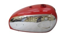 New BSA A7 A10 Super Rocket Red Painted Chromed Gas Fuel Petrol Tank - SPAREZO