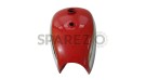 New BSA A7 A10 Super Rocket Red Painted Chromed Gas Fuel Petrol Tank - SPAREZO