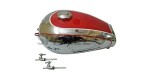 New Horex Regina Red Painted Chrome Reproduction Petrol Tank Vintage - SPAREZO