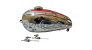 New Horex Regina Red Painted Chrome Reproduction Petrol Tank Vintage - SPAREZO