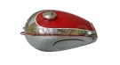 New Horex Regina Red Painted Chrome Reproduction Petrol Tank Vintage - SPAREZO