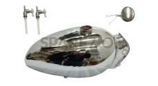 Royal Enfield Interceptor Chromed Petrol Tank (Reproduction) - SPAREZO