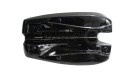 Norton Commando 750 850 Interstate Black Steel Fuel Gas Tank + Cap - SPAREZO