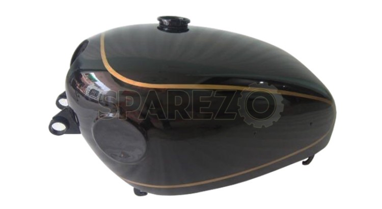New Velocette Venom Black painted Petrol Tank (With Side Badges Mount) - SPAREZO