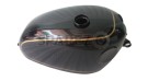 New Velocette Venom Black painted Petrol Tank (With Side Badges Mount) - SPAREZO