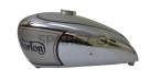 New Norton 16H Silver Painted Chrome Gas Fuel Petrol Tank - SPAREZO