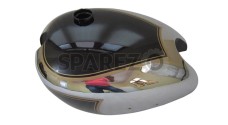 New Matchless AJS Twin G9 G12 Black Painted Chrome Gas Fuel Tank - SPAREZO