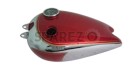 New BSA C10 C11 Cherry Painted Chromed Gas Petrol Tank With Replica Smith Speedo - SPAREZO