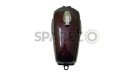 Petrol Fuel Gas Tank Steel Maroon With Chrome LID Cap Yamaha RX100 RX125 - SPAREZO