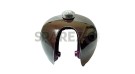 Petrol Fuel Gas Tank Steel Maroon With Chrome LID Cap Yamaha RX100 RX125 - SPAREZO