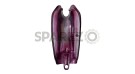 Petrol Fuel Gas Tank Steel Maroon With Chrome LID Cap Yamaha RX100 RX125 - SPAREZO