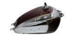 BSA A7 Plunger 500 Chrome Maroon Fuel Tank+Cap+Petcock Star Twin Golden Flash - SPAREZO