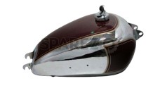 BSA A7 Plunger 500 Chrome Maroon Fuel Tank+Cap+Petcock Star Twin Golden Flash