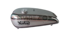 Norton Model 18 Chrome and Silver Painted Gas Tank 1930's - SPAREZO