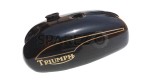 Black Painted Petrol Fuel Tank For Triumph 250CC Motorcycles - SPAREZO