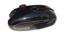 Black Painted Petrol Fuel Tank For Triumph 250CC Motorcycles - SPAREZO