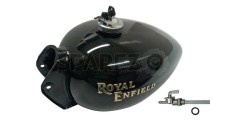 New Royal Enfield Gas Fuel Tank NOS Black 801307 - SPAREZO