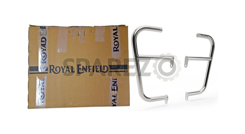 Royal Enfield GT 650 Continental and Interceptor Compact Engine Guard Chrome 
