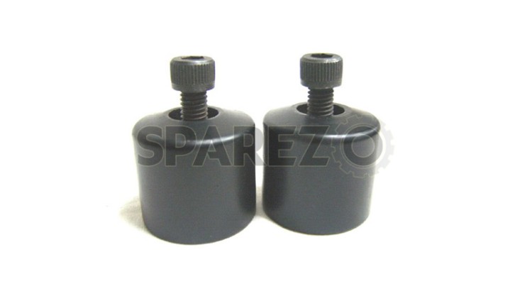 Royal Enfield Handle Bar End Weights Black - SPAREZO